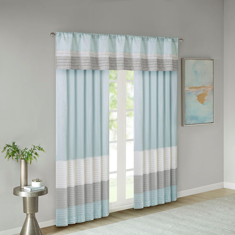 Rideau simple en polyester Polyoni