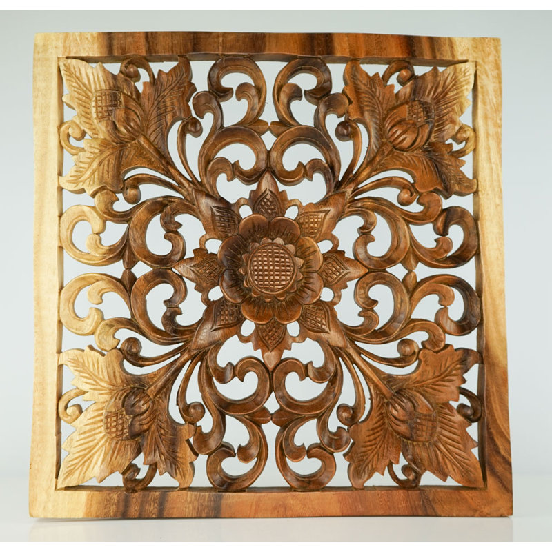 Handmade Wall Decor on Solid Wood