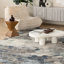 Tapis intérieur / mosaïque en pierre beige / beige de 7 pi x 10 pi (6 pi 7 po x 9 pi 6 po) de Branch Branch-1318519033