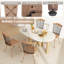 Ensemble de 2 chaises de salle à manger avec dossier à broche et siège ergonomique profilé