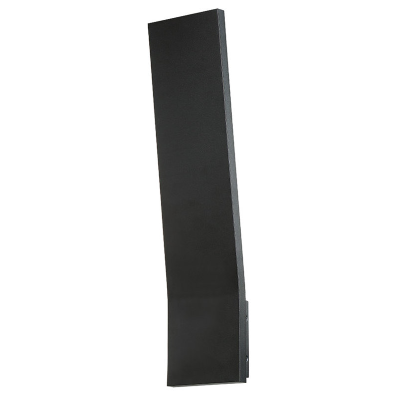 Blade LED Outdoor Flush Mount, Black, 16'' H x 5'' W x 3.13'' D