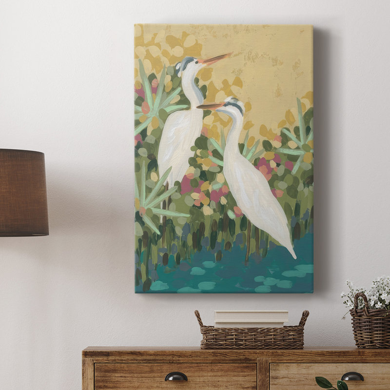 Heron Lagoon I - galerie sur mesure, H 12 po x l 8 po