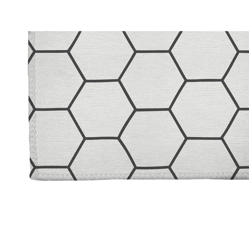 Comb Non-Slip Outdoor Rug, Runner 2'6" x 8'