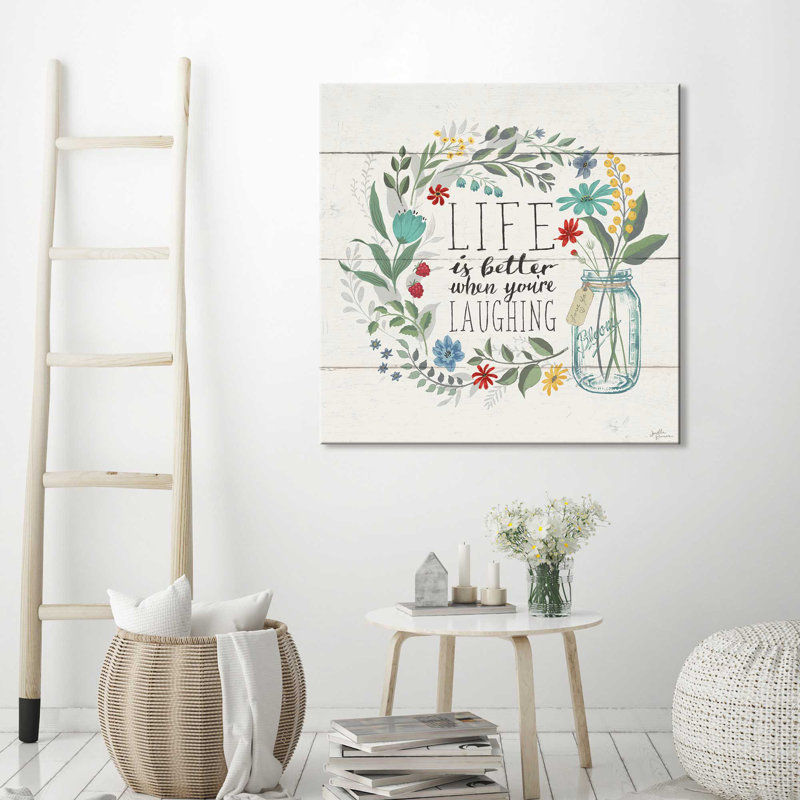 «Blooming pensts I», reproduction d'art textuel, H 18 po x l 18 po x P 1 po, Toile tendue