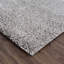 Tapis gris en polyester tissé à la main de couleur unie Francique-1114747659