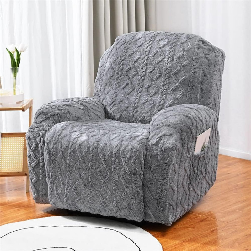 Polyester Box Cushion Sofa Slipcover