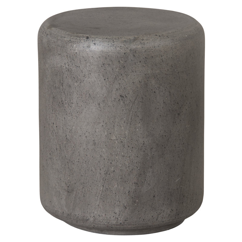 Tabouret de jardin en ciment