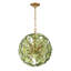 Lustre en laiton vieilli 18,25 po Alerte-976746114-976746115