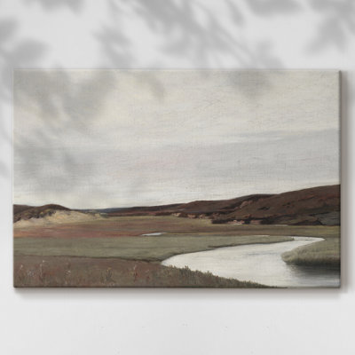 Paysages rétro-CMLXVI -Galerie enveloppée Cavas