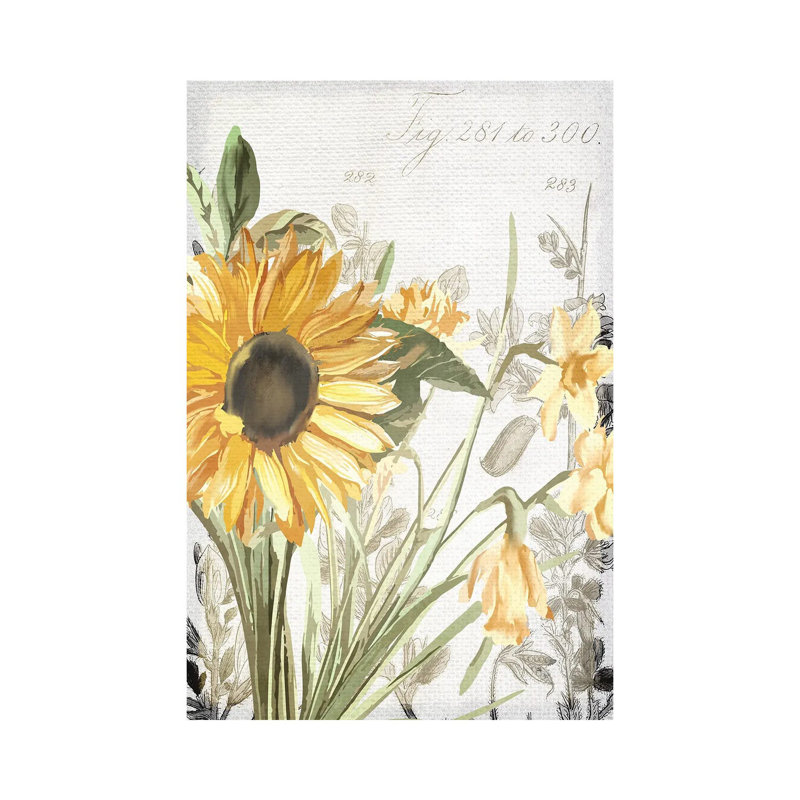 Wildflower Guide I by Kimberly Allen - Wrapped Canvas Painting, 66.04cm H x 45.72cm W x 1.91cm D