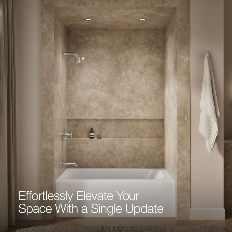 Purist® Tub and Shower Faucet, Vibrant Polished Nickel, Lever