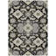 Tapis noir intérieur / extérieur lavable à la machine Xhevrie-437256939