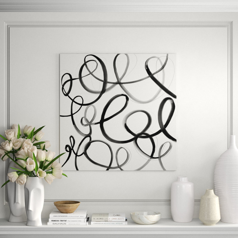 Heartbeat Note Giclee Print by Barclay Butera, 30" H x 30" W, Image Brush Gel