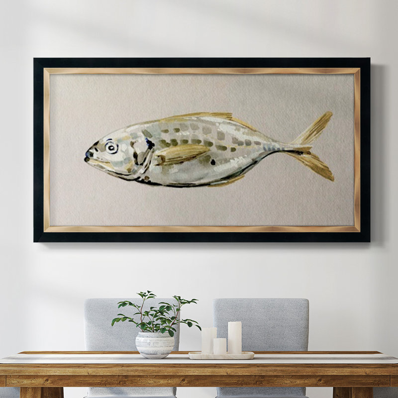 " Fresh Fish Study II ", 21" H x 37" W x 1" D