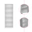 Bookcase 4-Shelves Benzoni, Office, Matt Grey / White-136390901