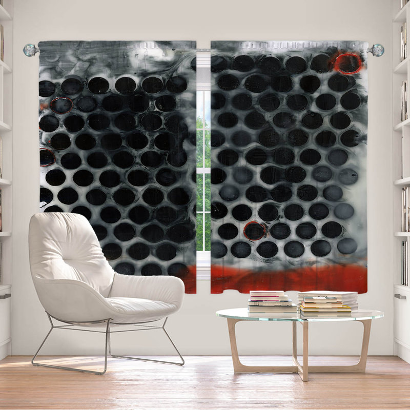 Paire de rideaux obscurcissant et isolant avec passe-tringle Delaughter, L 40 po x L 52 po
