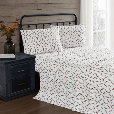 Ensemble de draps en flanelle de coton Trely Soft
