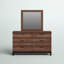 Commode double 6 tiroirs avec miroir Erithon