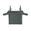 29 po. PE sans accoudoirs gris pour la période de divertissement de patio, finition durable, fonction d'assise incurvée confortable, confort légèrement incurvé tissé-835952546