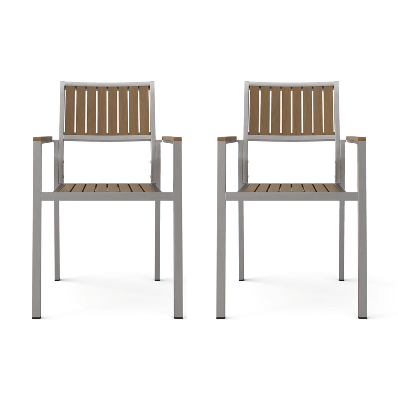 Chaises en bois de corail Cape avec ensemble repas (ensemble de 2)