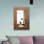 CHLOE's Reflection, style osnas rectangulaire, finition argent antique 36 po
