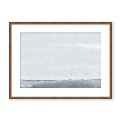 Coastal Retreat Silver Seas: Abstract Oceanscape