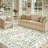 Kaldi Oriental Botanical Floral Machine Washable Area Rug with Non-Slip Backing for Living Room, Dining Room, Bedroom-72766450