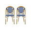 Ensemble de 2 chaises d'extérieur French Bistro