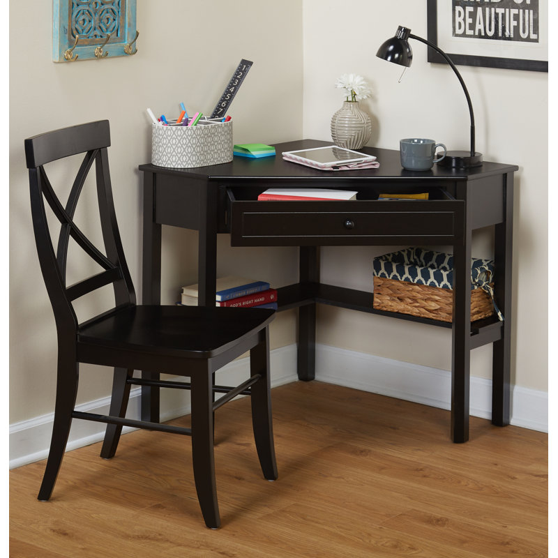 Ensemble de bureau d'angle et chaise