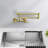 2 Hole Wall Mounted Rocker Arm Folding Pot Filler Kitchen Hot And Cold Water Faucet