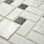 Academy Random Sized Straight Edge Porcelain Versailles Mosaic Wall & Floor Tile-1806819464