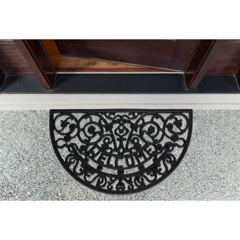 Tapis d'entrée antidérapant Maggiemae 30 po x 18 po