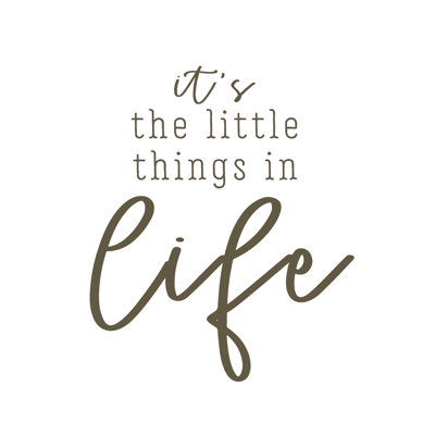 Little Things - Wrapped Canvas Print