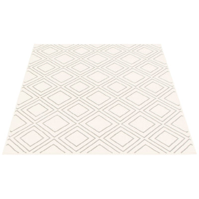 Tapis beige / noir Elisaveta