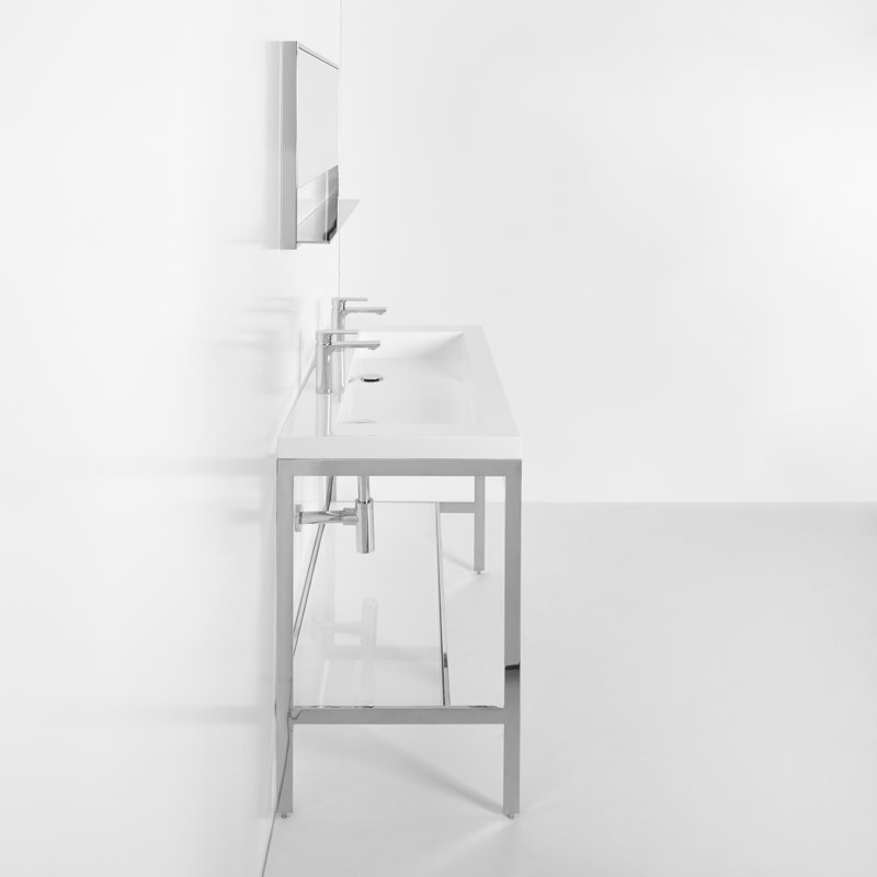 C 48.25" Single Bathroom Vanity Set with Mirror
