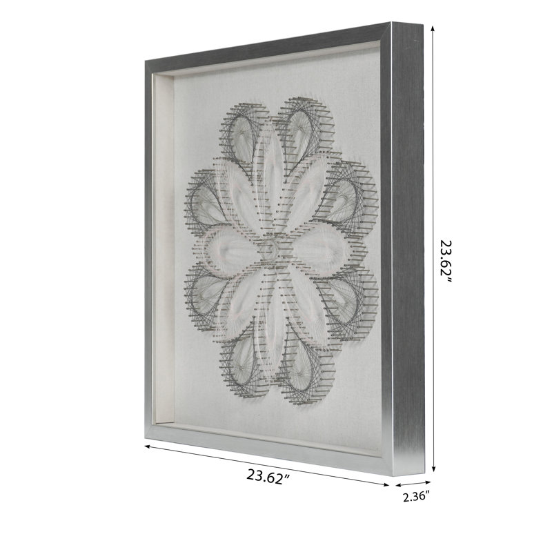 Handmade Boho Plants & Flowers Wall Decor on Polyester