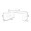 Bureau rectangulaire en bois massif brun noisette-1145623489-1145623493