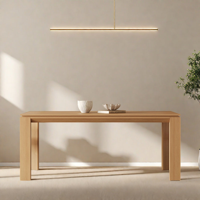 Table de salle à manger Wabi-sabi., H 29,53 po x L 59,06 po x l 31,5 po