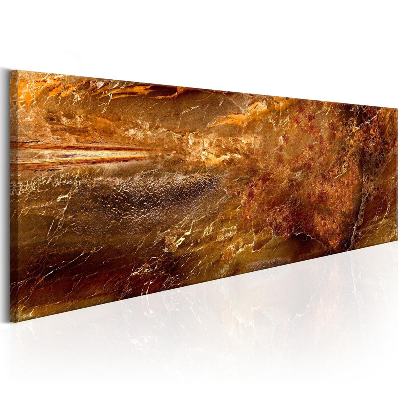 Golden Citadel - impression sur toile tendue, H 16 po x l 47 po x P 1 po