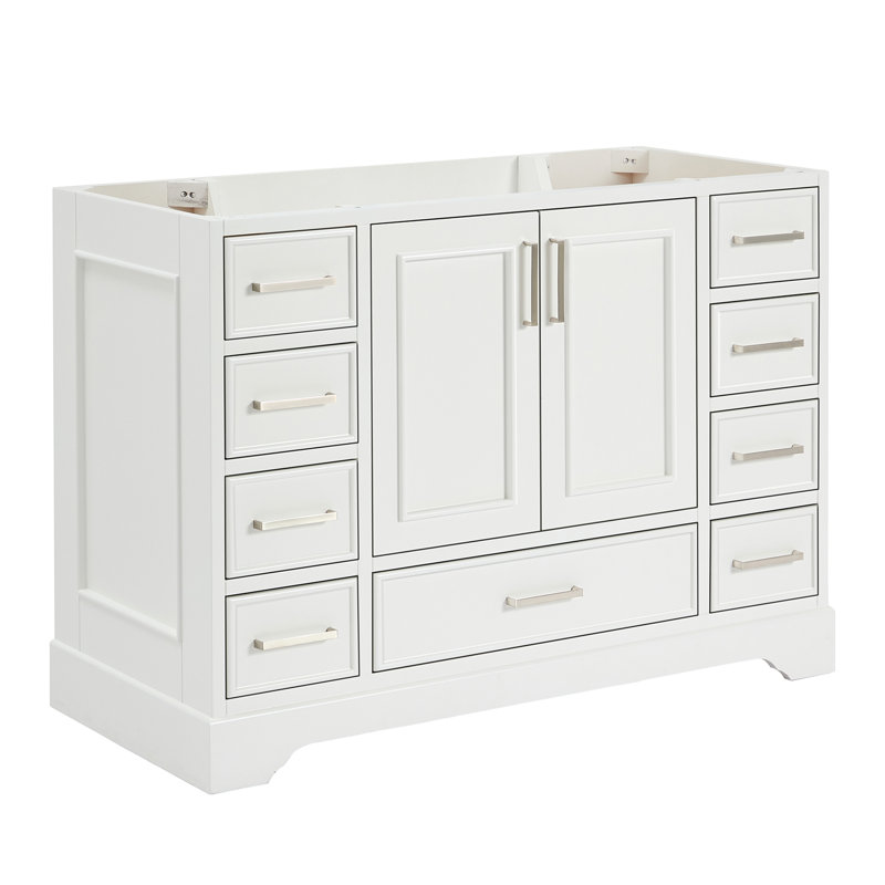 Stafford 48.75'' W Single Bathroom Vanity Base, White