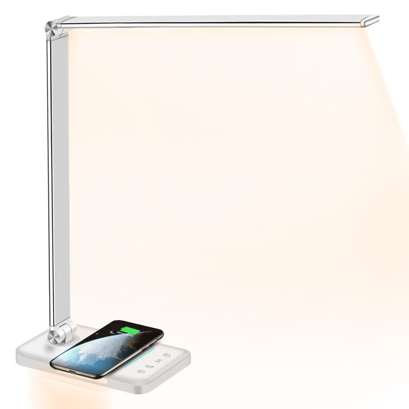 Chayim USB Desk Lamp, White