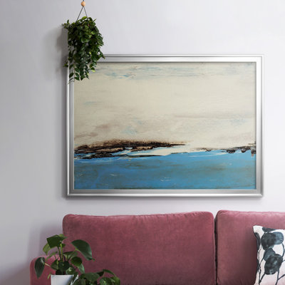Bridges Cyan II-Framed Gallery Wrapped Canvas_2781855