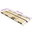 Slatted Bed Base Brown Solid Beech Wood-2116747849