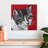 Crowle Cat Tabby On Red-109400265