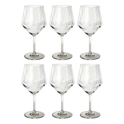 Verre à pied Kharan gris clair
