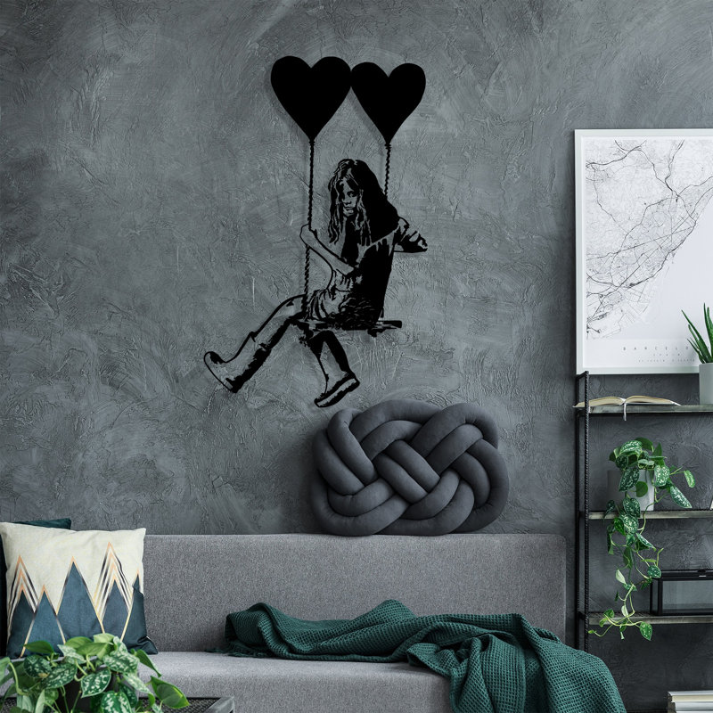 Accessoire de lit de fleurs mural décoratif en métal, 8 x 8 x 2 po, feuille de fer à 100% avec revêtement électrostatique | Comprend une façade en verre acrylique de 2 mm, du sable floral coloré, du ruban adhésif double face pré-appliqué | Desig