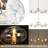 Mourine 5-Light Dimmable 41" Wide Chandelier with Rainbow Glass