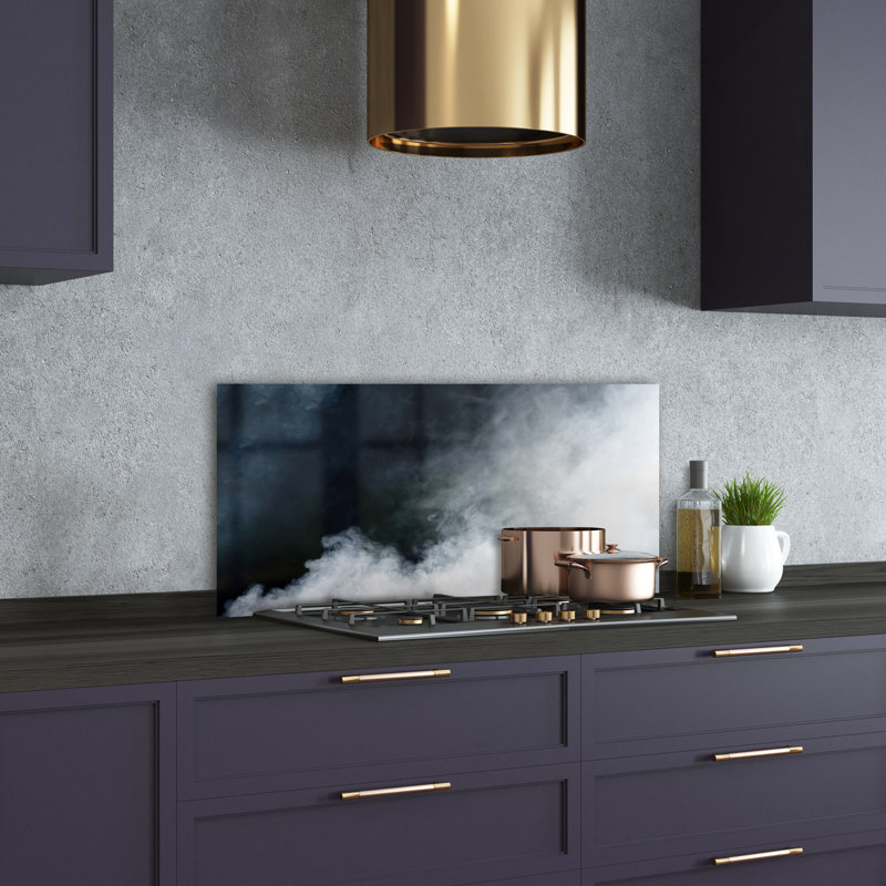 Bellmon 50cm W x 100cm L Glass Peel and Stick Panel