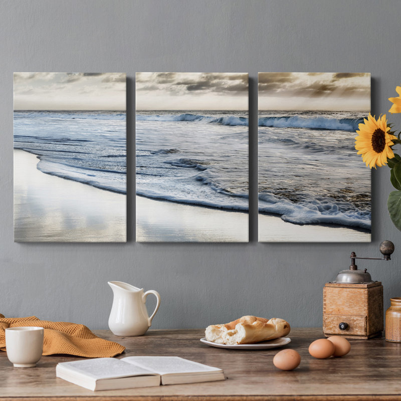 Endless Horizon - Toile tendue avec châssis de qualité supérieure - Prêt à être accroché, H 60 po x l 120 po x P 1 po