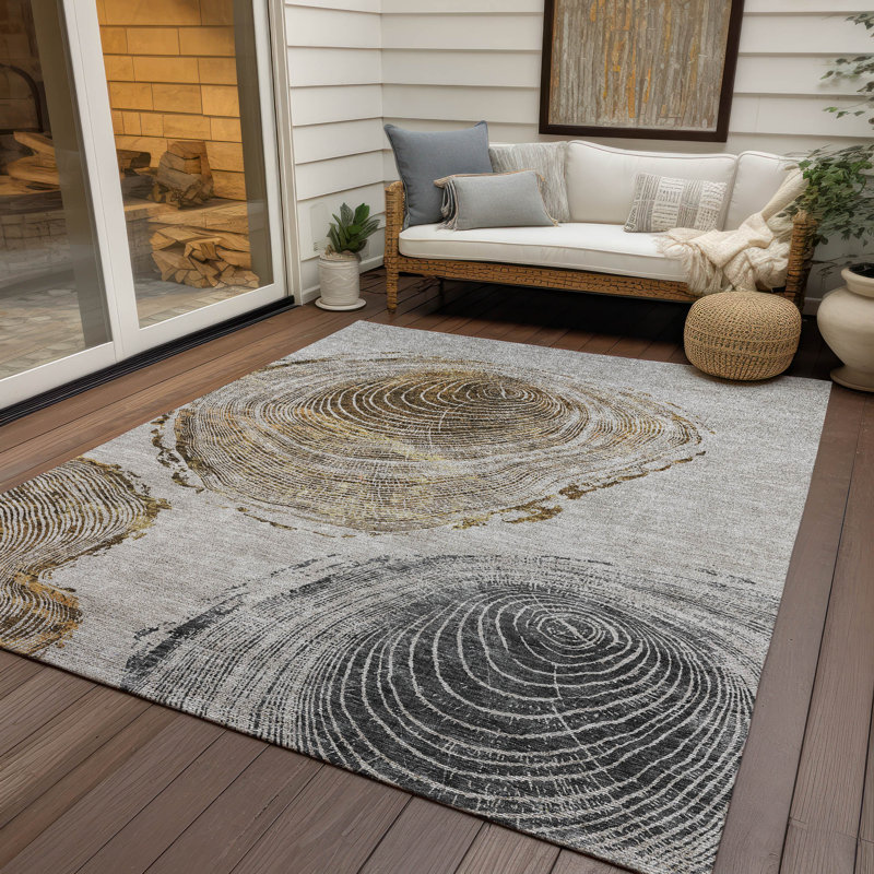 Tapis intérieur / extérieur Naadiya, Rectangle 8 pi x 10 pi